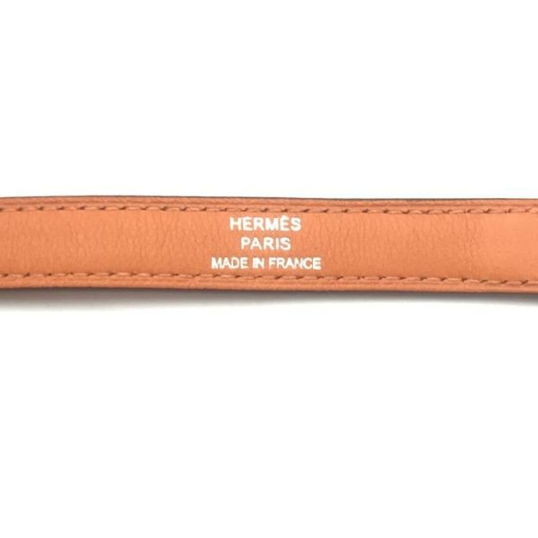 Hermes(エルメス)の超美品 HERMES エルメス ケリー ショルダー ストラップ オレンジ系 シルバー m2897 レディースのファッション小物(その他)の商品写真