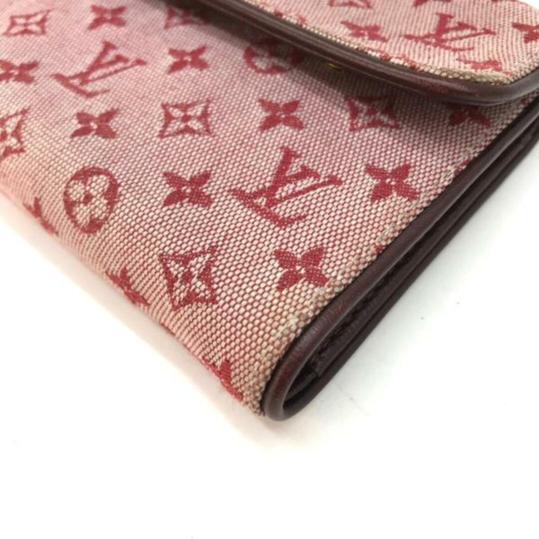 LOUIS VUITTON(ルイヴィトン)のLOUIS VUITTON ルイヴィトン モノグラム ミニ 三つ折り 長財布 ボルドー M6894 レディースのファッション小物(財布)の商品写真