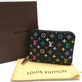 ルイヴィトン(LOUIS VUITTON)の美品 LOUIS VITTON ルイヴィトン モノグラム マルチカラー コインパース ジッピー カードケース 小銭入れ M7593(財布)