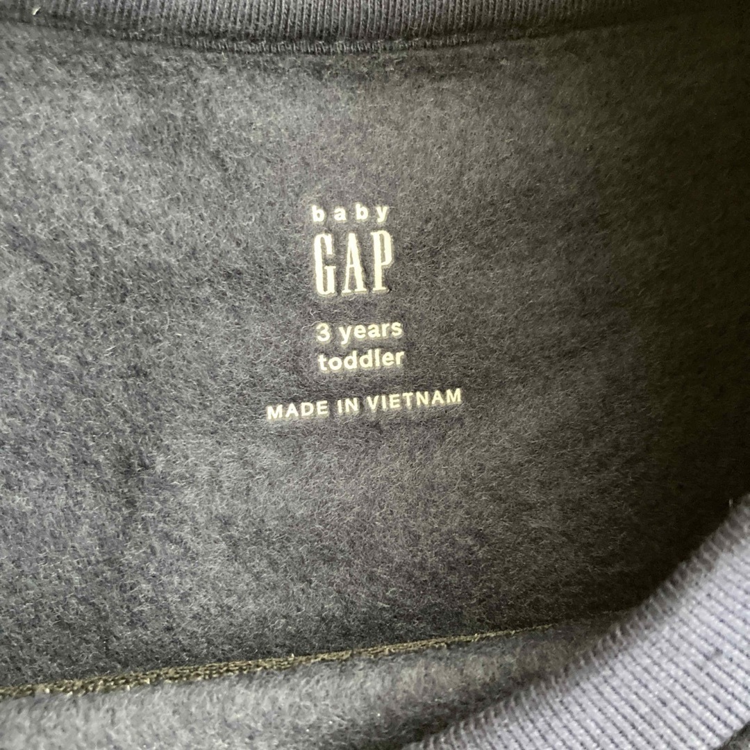 babyGAP(ベビーギャップ)の【新品未使用】Gap ギャップ　100 トレーナー キッズ/ベビー/マタニティのキッズ服男の子用(90cm~)(Tシャツ/カットソー)の商品写真