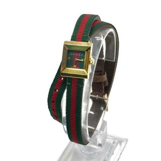 グッチ(Gucci)のGUCCI グッチ シェリーライン 128.5 レディース 腕時計 ゴールド M8591(腕時計)