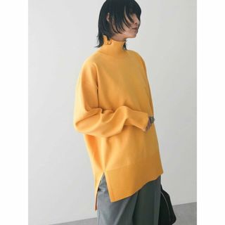 グリーンパークス(green parks)の【イエロー】かるい ニットチュニック 24SS(ニット/セーター)