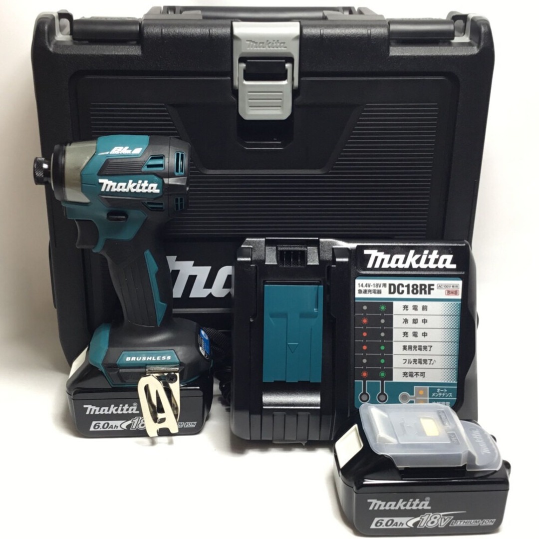 Makita(マキタ)のΘΘMAKITA マキタ インパクトドライバ 未使用品 付属品完備 ⑨ TD173DRGX ブルー その他のその他(その他)の商品写真