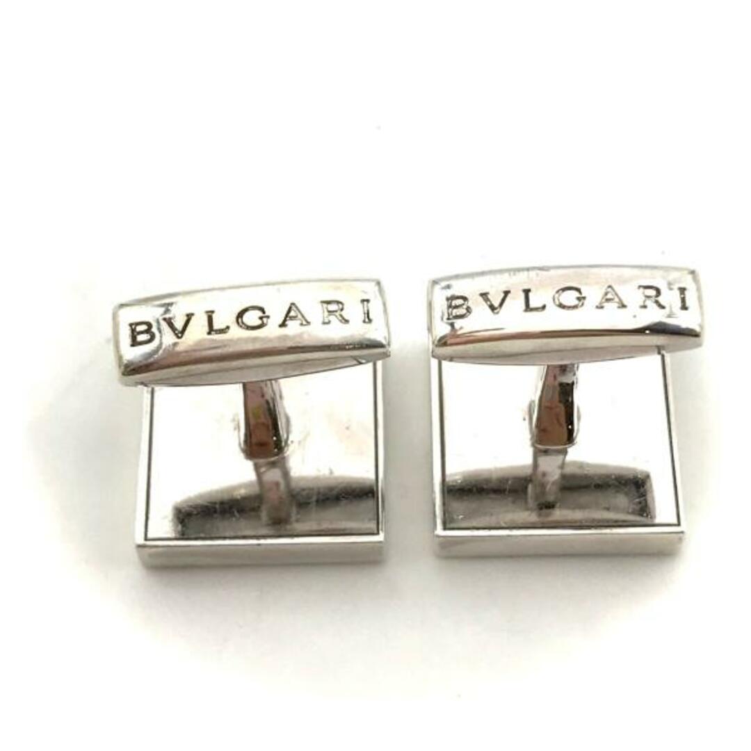 良品 BULGARI ブルガリ ロゴ SV925 カフス ボタン カフリンクス 良品 BULGARI ブルガリ ロゴ SV925 カフス ボタン カフリンクス