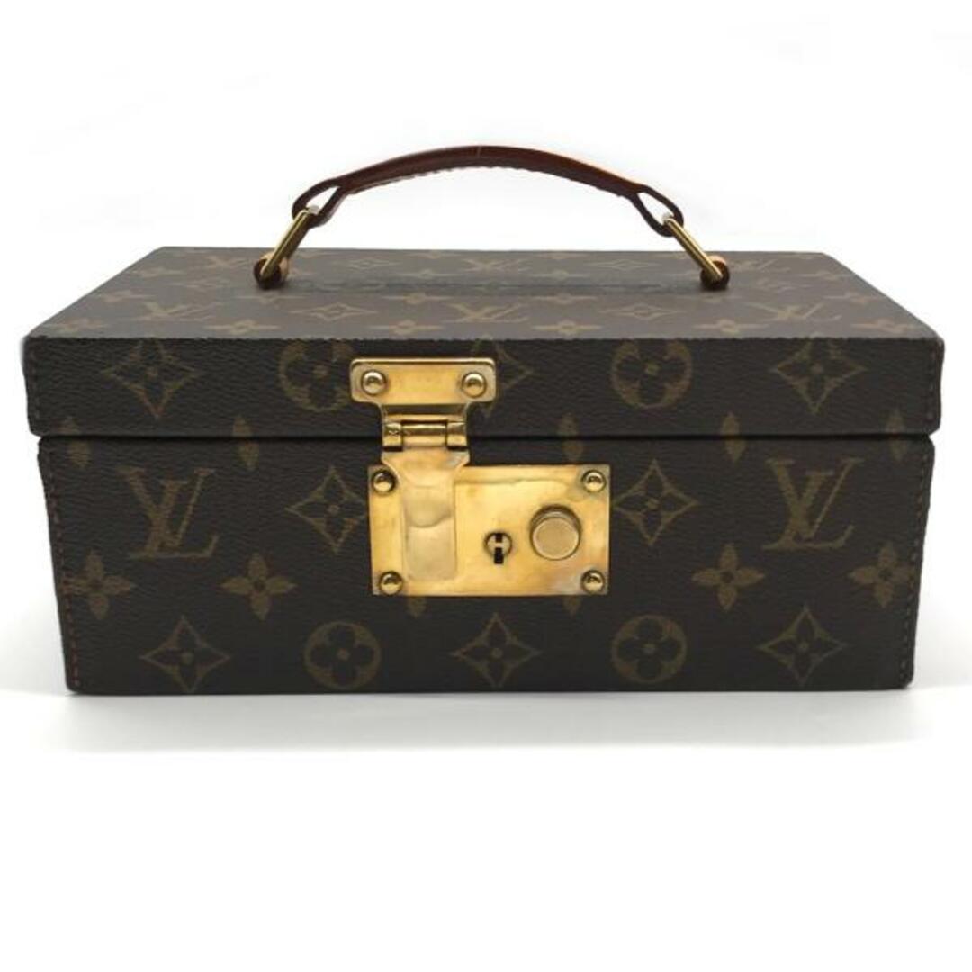 レディースLOUIS VUITTON ルイヴィトン モノグラム ボワット アトゥ― バニティ ハンド バッグ 良品 M9718