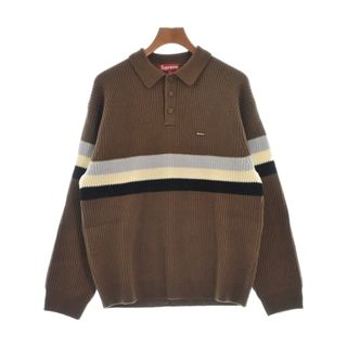 シュプリーム(Supreme)のSupreme シュプリーム ニット・セーター M 茶 【古着】【中古】(ニット/セーター)