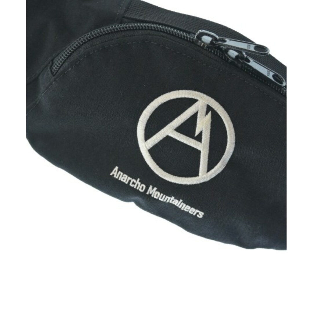 Anarcho Mountaineers メッセンジャーバッグ - 黒 【古着】【中古】 メンズのバッグ(メッセンジャーバッグ)の商品写真