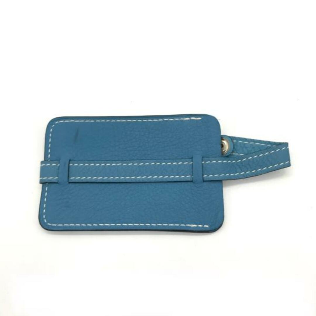 美品 HERMES エルメス ネームタグ カデナ 鍵 セット ブルー m9487 美品 HERMES エルメス ネームタグ カデナ 鍵 セット ブルー m9487