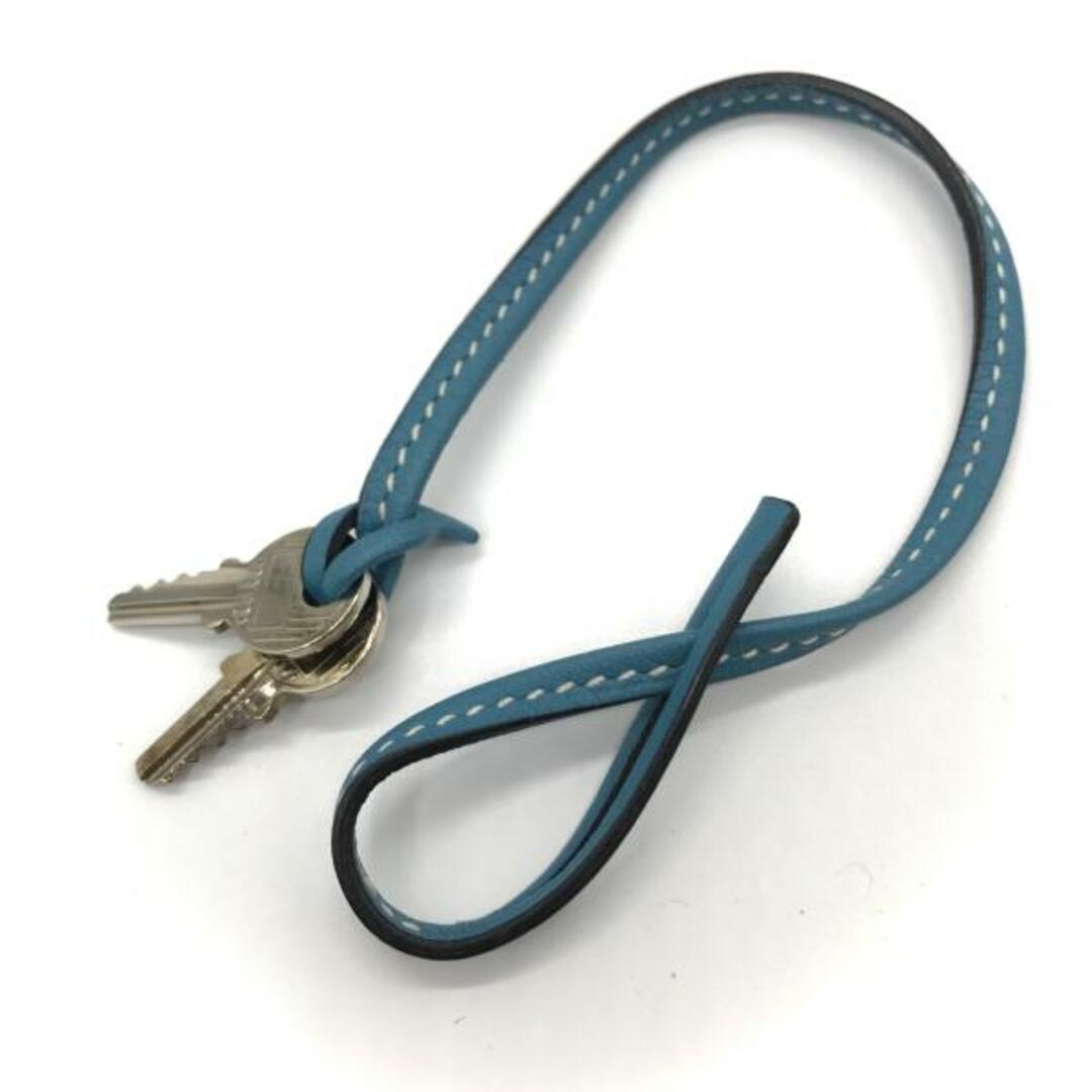 美品 HERMES エルメス ネームタグ カデナ 鍵 セット ブルー m9487 美品 HERMES エルメス ネームタグ カデナ 鍵 セット ブルー m9487