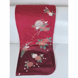 極美品！振袖着物（レッド）長襦袢2点セット(振袖)