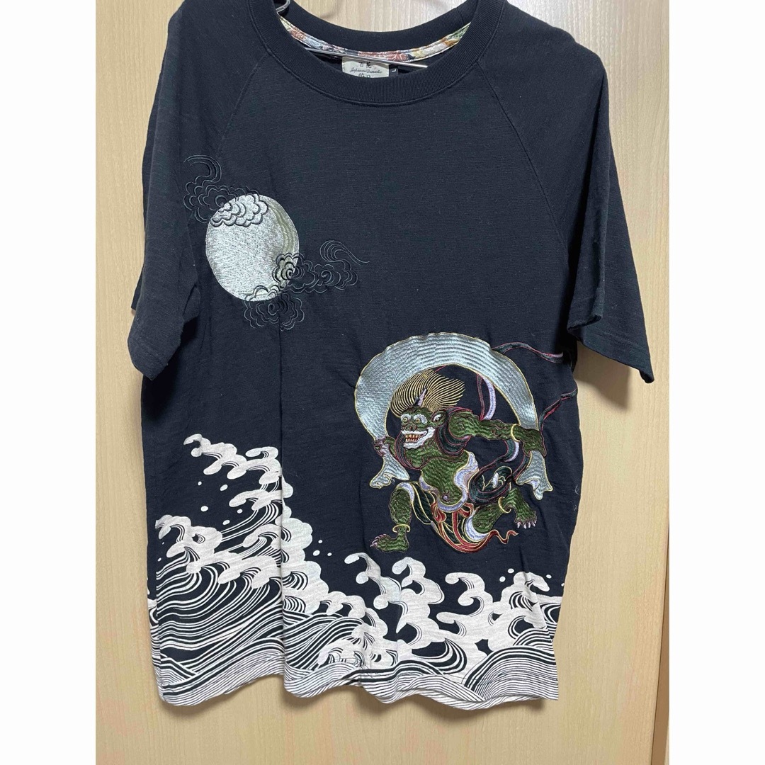 和柄Tシャツ　百花繚乱　刺繍 メンズのトップス(Tシャツ/カットソー(半袖/袖なし))の商品写真