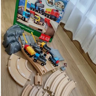 BRIO - BRIO レール&ロード採石セット( 中古)