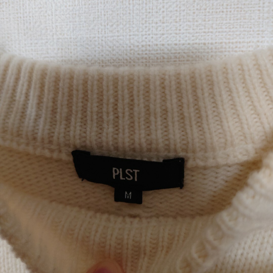 PLST(プラステ)のプラステ　エクストラファインメリノウールミドルゲージクルーネックセーター（長袖） レディースのトップス(ニット/セーター)の商品写真