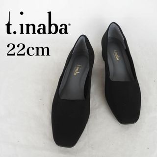 t.inaba*イナバ*パンプス*22cm*黒*M3884(ハイヒール/パンプス)