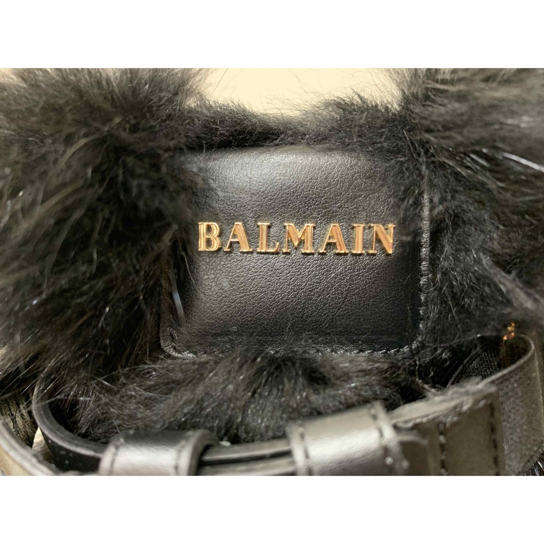 BALMAIN ファーブーツ