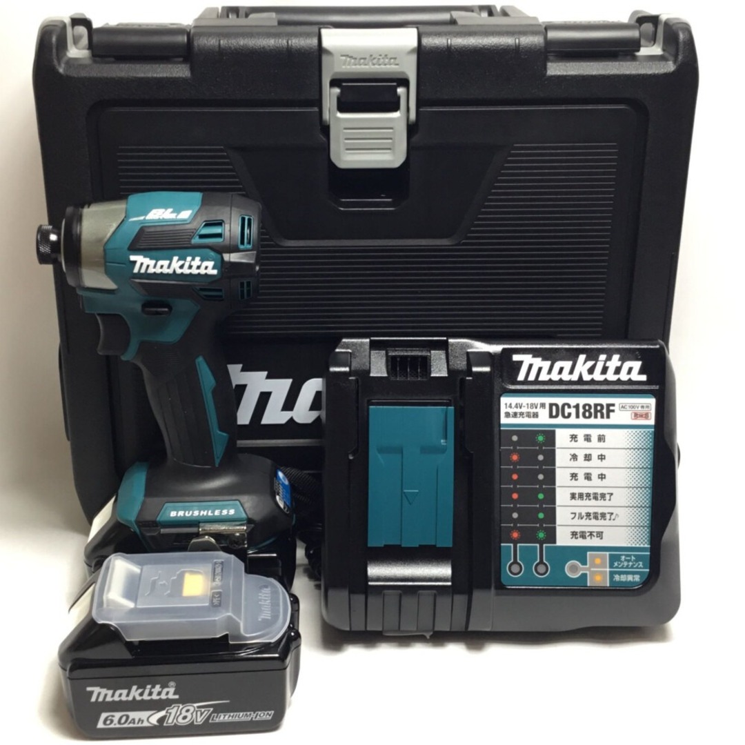 Makita(マキタ)のΘΘMAKITA マキタ インパクトドライバ 未使用品 付属品完備 ⑩ TD173DRGX ブルー その他のその他(その他)の商品写真