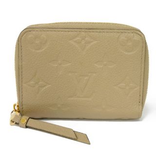 ルイヴィトン(LOUIS VUITTON)のLOUIS VUITTON ルイ・ヴィトン ジッピー コインパース LVロゴ フラワー エンボス グレージュ ジッピーコインパース コンパクトウォレット RFID ICチップ 小銭入れ カードケース 財布 モノグラム アンプラント トゥルトレール コインケース M68696(コインケース)