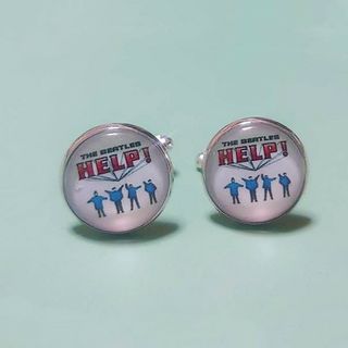 ビートルズ　ヘルプ　カフスボタン　カフリンクス　Beatles　HELP(カフリンクス)