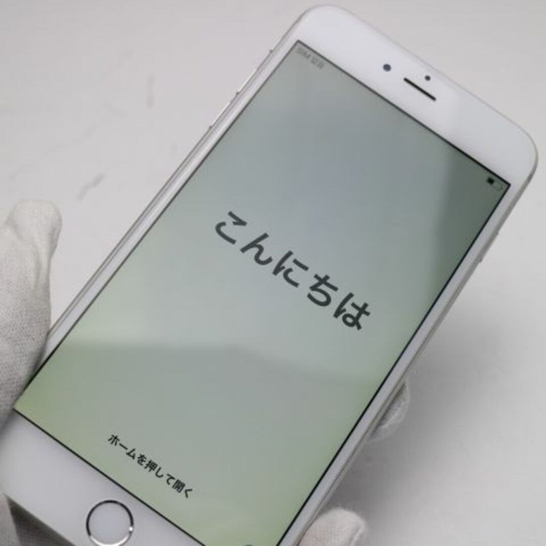 超美品 au iPhone6 PLUS 64GB シルバー 白ロム