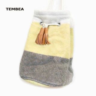 ナカガワマサシチショウテン(中川政七商店)のTEMBEA✨テンベア 巾着バッグ レザータッセル ウール ワンショルダーバッグ(ショルダーバッグ)