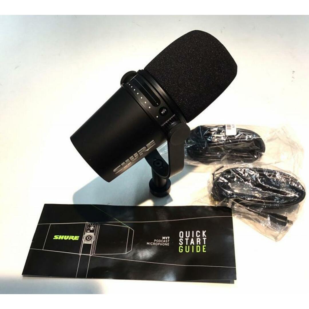 SHURE ダイナミックマイクシュア MV7 寂しい SHURE ダイナミックマイクシュア MV7 寂しい