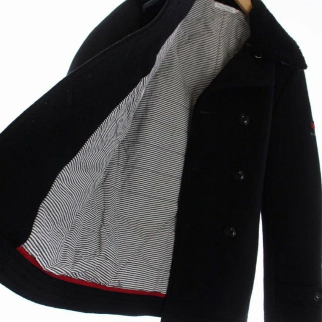 other(アザー)のDeluxe Clothing ピーコート Pコート ショート M 黒 メンズのジャケット/アウター(ピーコート)の商品写真