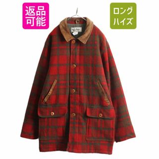 エルエルビーン　希少　ウールジャケット　ジップアップ　ネイティブ柄　美品