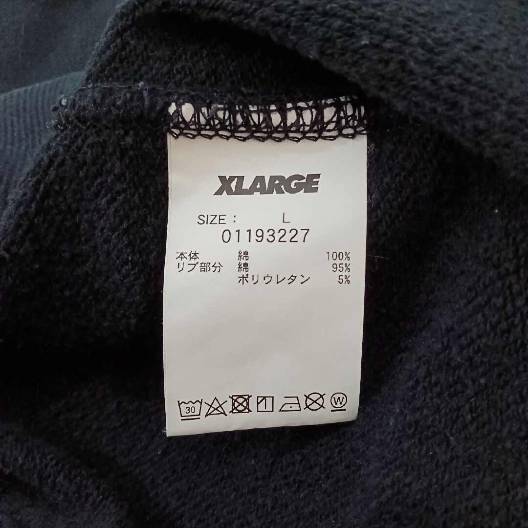 XLARGE エクストララージ メンズ 裏起毛スウェットパーカー L ストリート