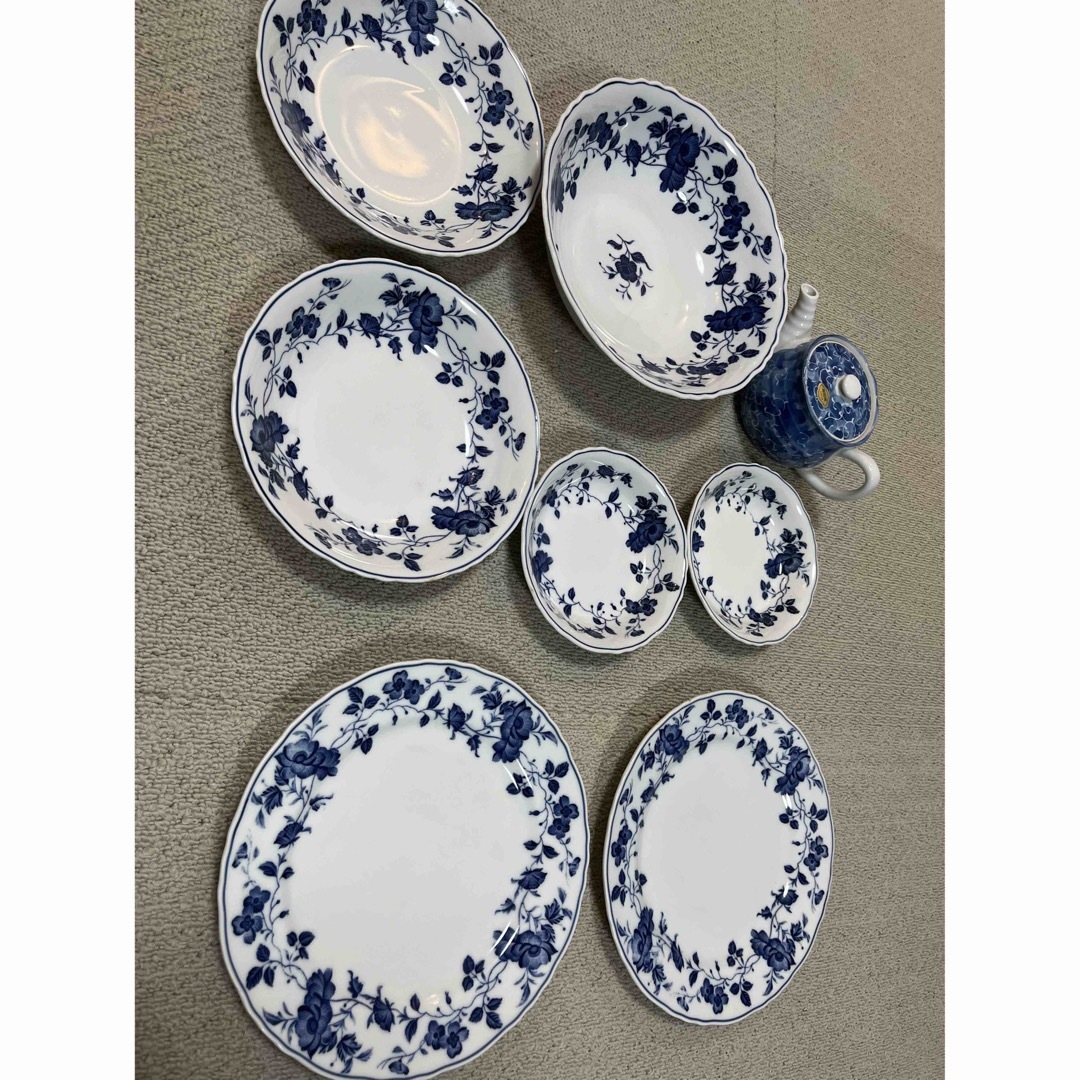 MEISSEN(マイセン)のマイセン皿7枚　有田焼急須1個 インテリア/住まい/日用品のキッチン/食器(食器)の商品写真