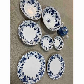 マイセン(MEISSEN)のマイセン皿7枚　有田焼急須1個(食器)