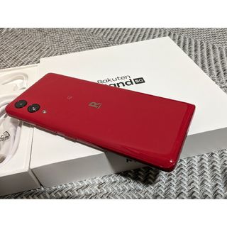 ラクテン(Rakuten)のRakuten Handクリムゾンレッド128GB(スマートフォン本体)