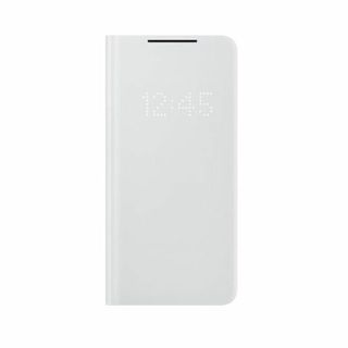 サムスン(SAMSUNG)のGalaxy S21+(Plus) LED ビュー カバー ライトグレイ 純正(Androidケース)