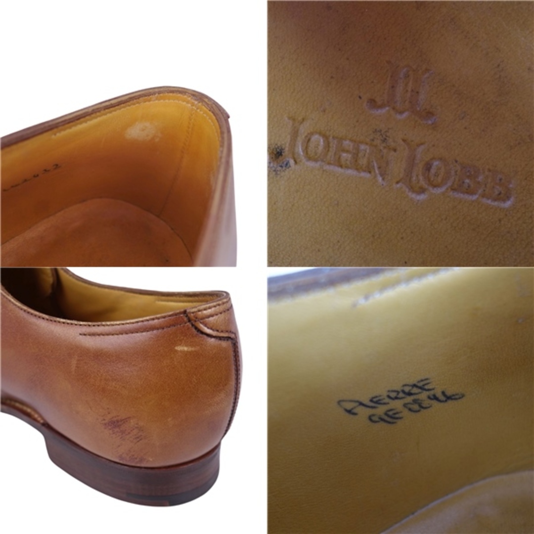 JOHN LOBB(ジョンロブ)のジョンロブ JOHN LOBB レザーシューズ ダービーシューズ PIERRE ペリエ カーフレザー 革靴 メンズ 9E(27.5cm相当) ブラウン メンズの靴/シューズ(ドレス/ビジネス)の商品写真