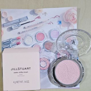 ジルスチュアート(JILLSTUART)のジルスチュアート パステルシフォン ブラッシュ 01 マシュマロピンク 限定新品(チーク)