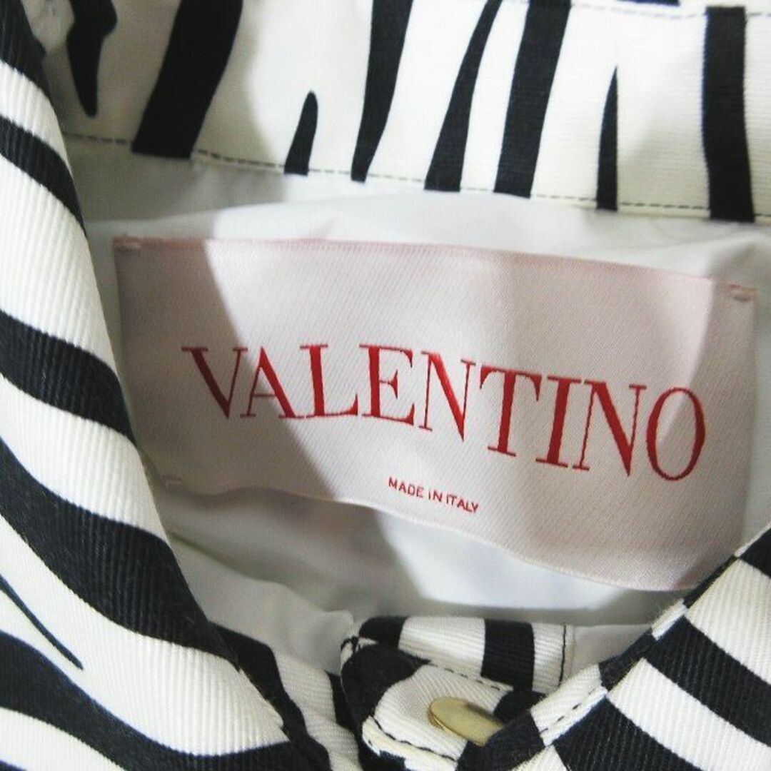 VALENTINO(ヴァレンティノ)の VALENTINO ゼブラパターン ハーフ コート ジャケット 長袖 36 レディースのジャケット/アウター(その他)の商品写真