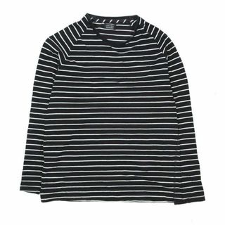 ザラマン ZARA MAN Tシャツ カットソー ストライプ クルーネック 長袖(Tシャツ/カットソー(七分/長袖))