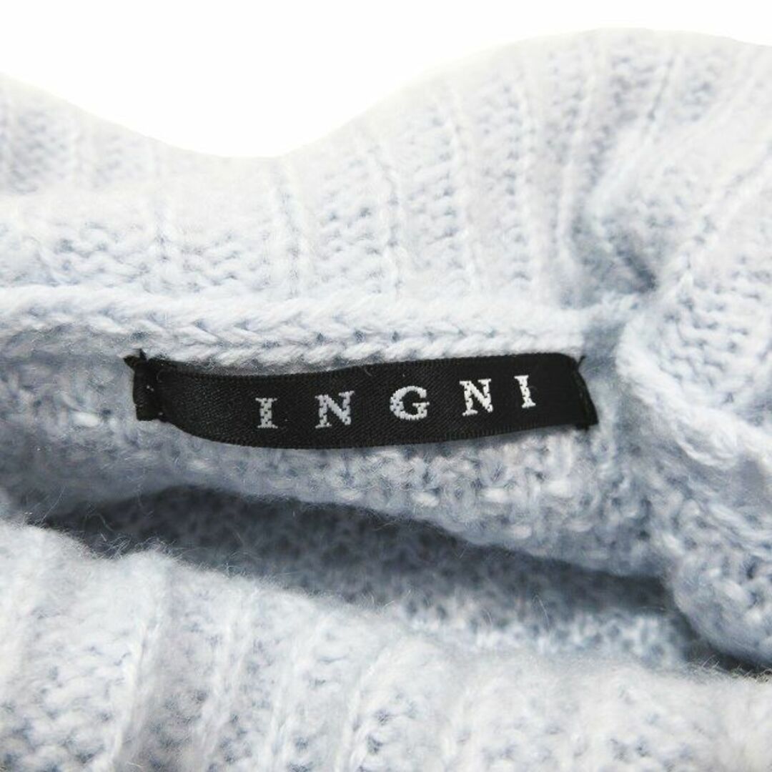 INGNI(イング)のイング INGNI タートルネック ローゲージ ニット セーター 長袖 無地  レディースのトップス(ニット/セーター)の商品写真