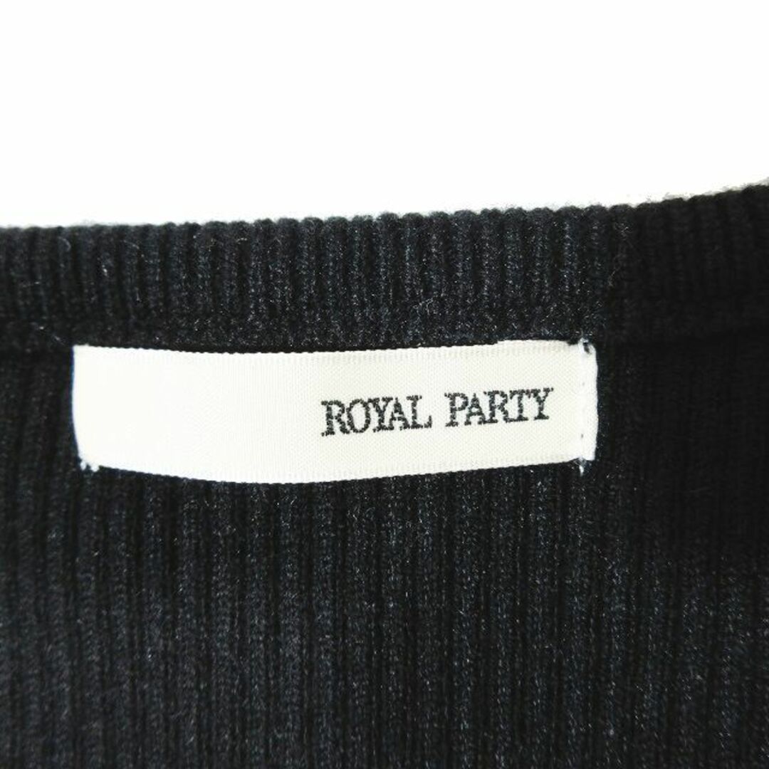 ROYAL PARTY(ロイヤルパーティー)のロイヤルパーティー ROYAL PARTY ロング ニットワンピース タイト F レディースのワンピース(ロングワンピース/マキシワンピース)の商品写真