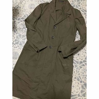 ヨウジヤマモト　DYEING COTTON TWILL LONG JACKET