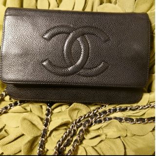 シャネル(CHANEL)の【正規品】CHANEL　ココマーク　チェーンウォレット(ショルダーバッグ)