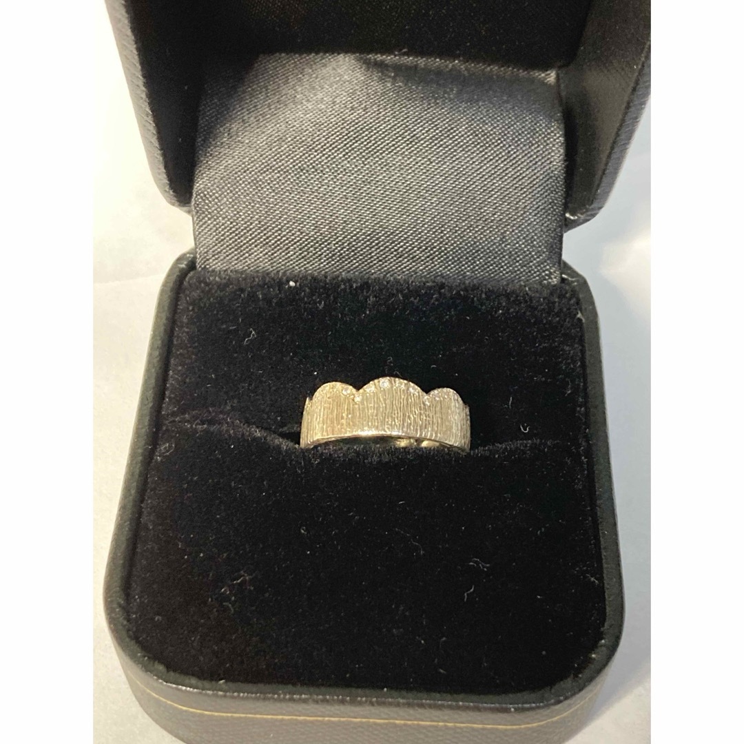KAORU(カオル)の美品　カオル　kaoru  k10 グリーンゴールド　ダイヤモンド　リング レディースのアクセサリー(リング(指輪))の商品写真