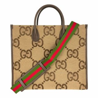 グッチ(Gucci)の　グッチ GUCCI ジャンボ GG トートバッグ 678839 ベージュ GGキャンバス レディース トートバッグ(トートバッグ)