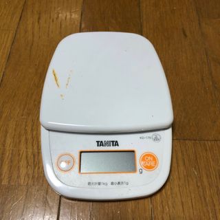 タニタ(TANITA)のタニタ＊計量計＊計り＊重さ＊プラスチック＊ホワイト＊料理(調理道具/製菓道具)