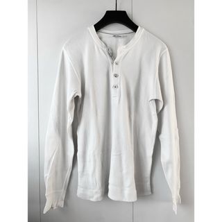 シーサー(Shiesser)のビンテージ Schiesser シーサー ヘンリーネック 長袖 Tシャツ 厚手(Tシャツ/カットソー(七分/長袖))