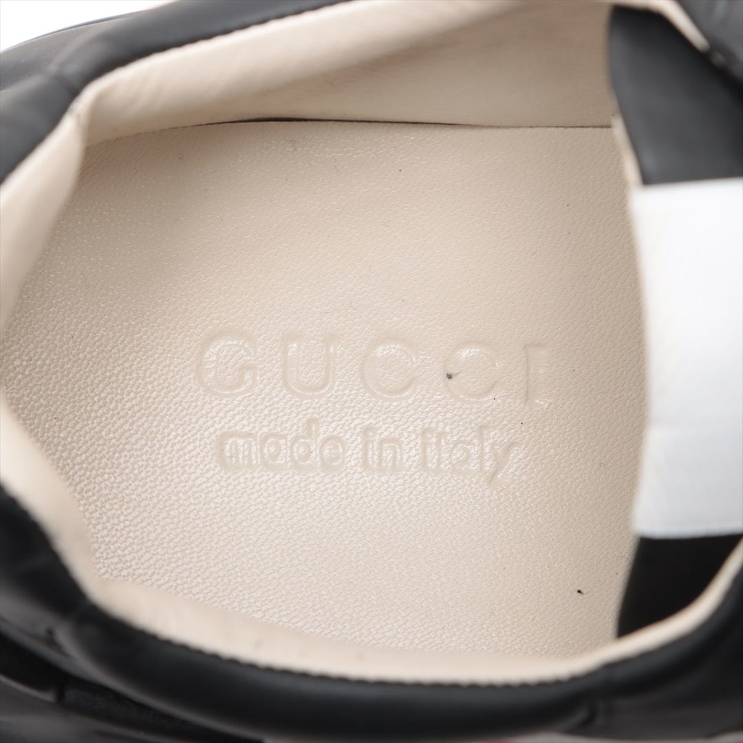 Gucci(グッチ)のグッチ ライトン レザー 6 1/2 ブラック メンズ スニーカー メンズの靴/シューズ(スニーカー)の商品写真