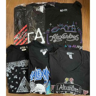 Alexandros アレキサンドロス　Tシャツ6枚セット売り(ミュージシャン)