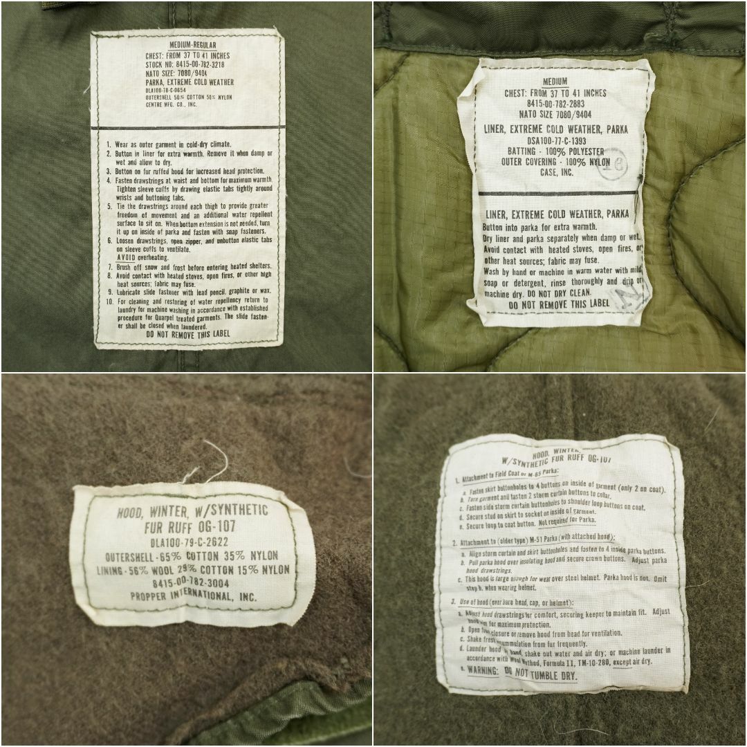 MILITARY(ミリタリー)のUS ARMY M-65 FISHTAIL PARKA M 304218 メンズのジャケット/アウター(モッズコート)の商品写真