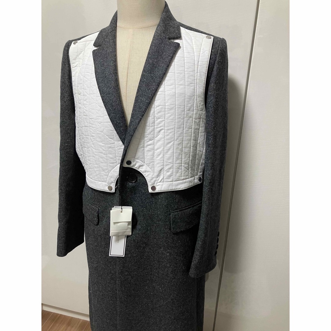 JOHN LAWRENCE SULLIVAN(ジョンローレンスサリバン)のジョンローレンスサリバン　Quilt panel coat サイズ44 メンズのジャケット/アウター(チェスターコート)の商品写真