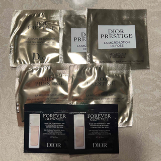 クリスチャンディオール(Christian Dior)のディオール プレステージ 洗顔2種／化粧水 ディオールスキン メイクアップベース(サンプル/トライアルキット)