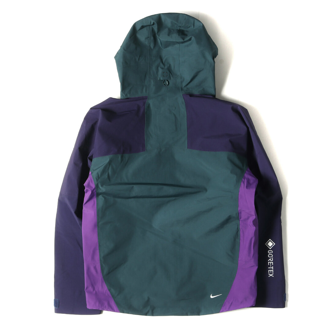 NIKE(ナイキ)の美品 NIKE ナイキ ジャケット サイズ:M 23AW ACG GORE-TEX STORM-FIT フーディー ジャケット Sfadv Msry Ridge Hoodie Jacket ディープジャングル パープルインク アウター ブルゾン コート【メンズ】【中古】 メンズのジャケット/アウター(マウンテンパーカー)の商品写真